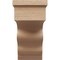 Ekena Millwork 11"W x 22"D x 22"H Classic Highland Rough Cedar Woodgrain TimberThane Corbel, Primed Tan CORUR11X22X22HLDRCPR - alternate 2